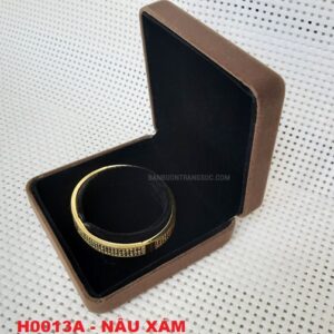 Hộp vòng tay nâu nhungH0013A – DKI